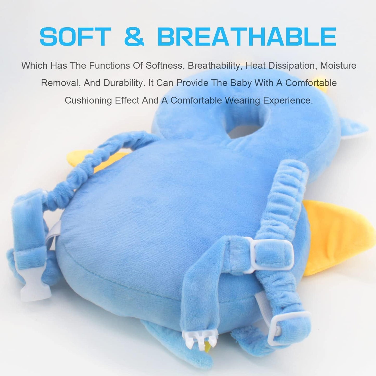 Baby head protector blue dragon description