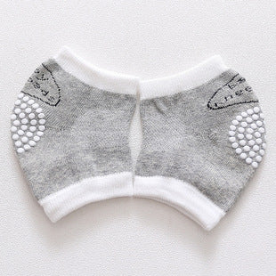Grey baby knee pads