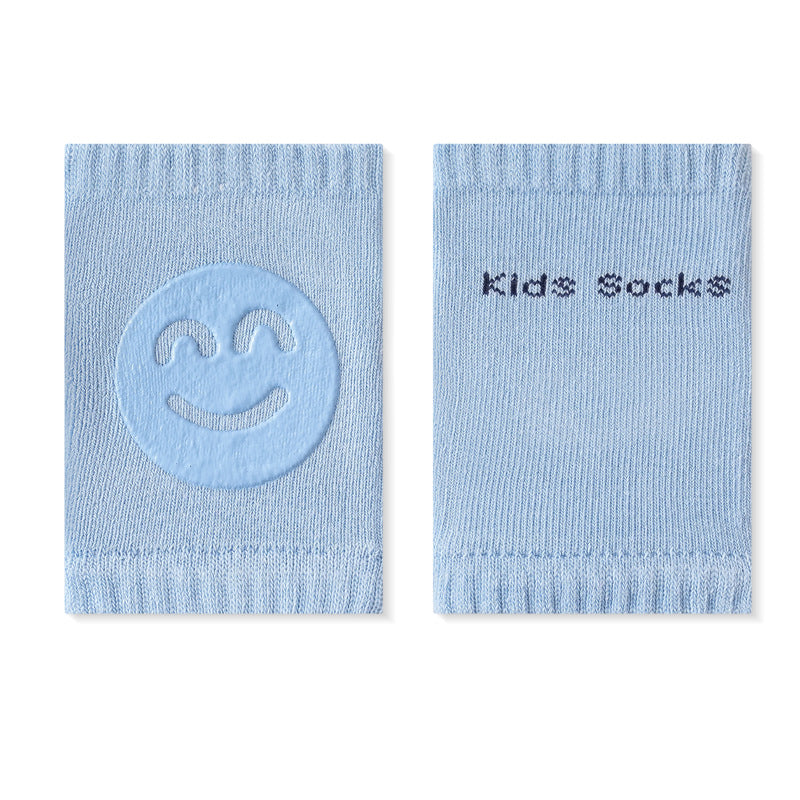 Blue baby knee pads