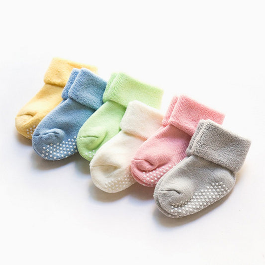 Multicoloured baby anti-slip socks