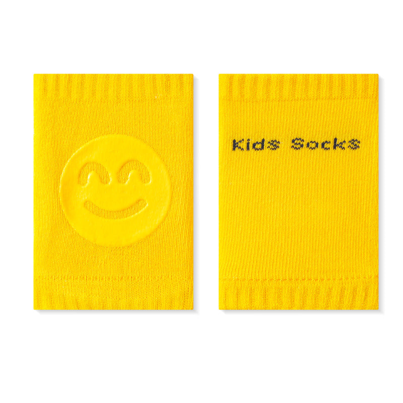Yellow baby knee pads